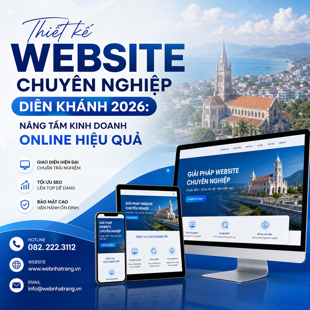 Thiết Kế Website Đẹp 2026: Nâng Tầm Kinh Doanh Online Đột Phá