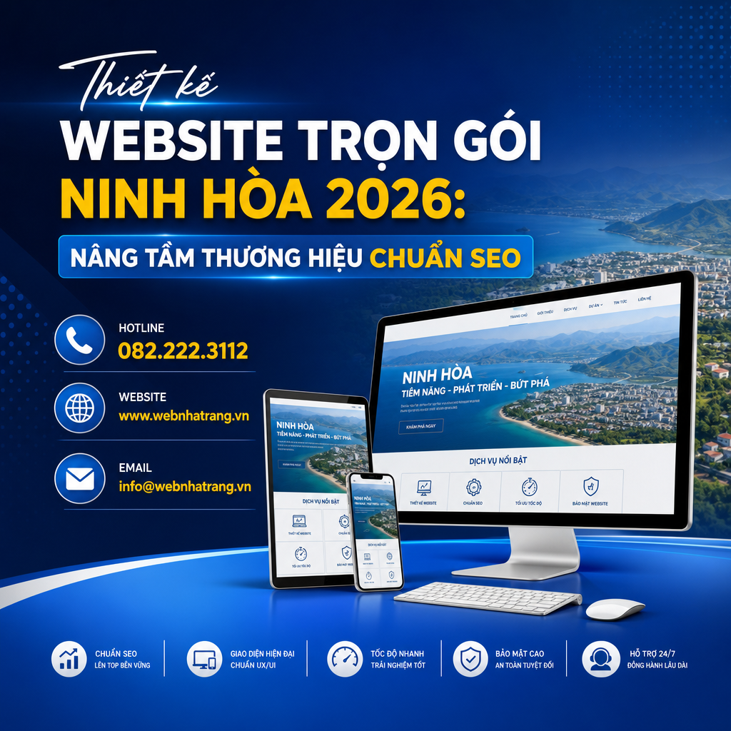 Thiết Kế Website Trọn Gói 2026: Nâng Tầm Thương Hiệu Chuẩn SEO