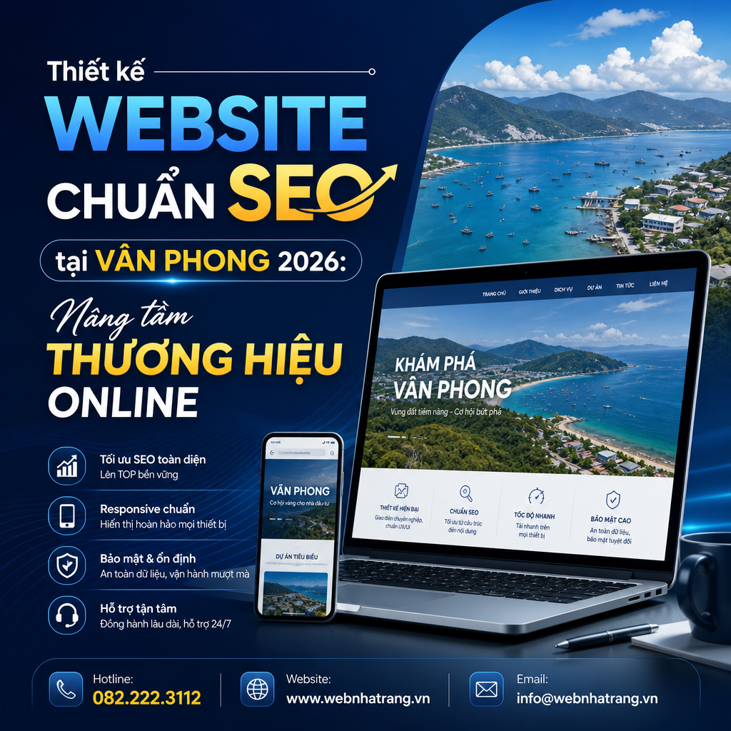 Thiết Kế Website Chuẩn SEO 2026: Nâng Tầm Thương Hiệu Trực Tuyến