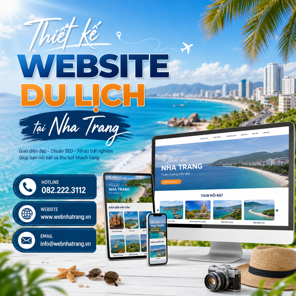 Thiết Kế Website Đặt Tour Du Lịch Biển Đảo Tối Ưu Chuyển Đổi Đơn Hàng