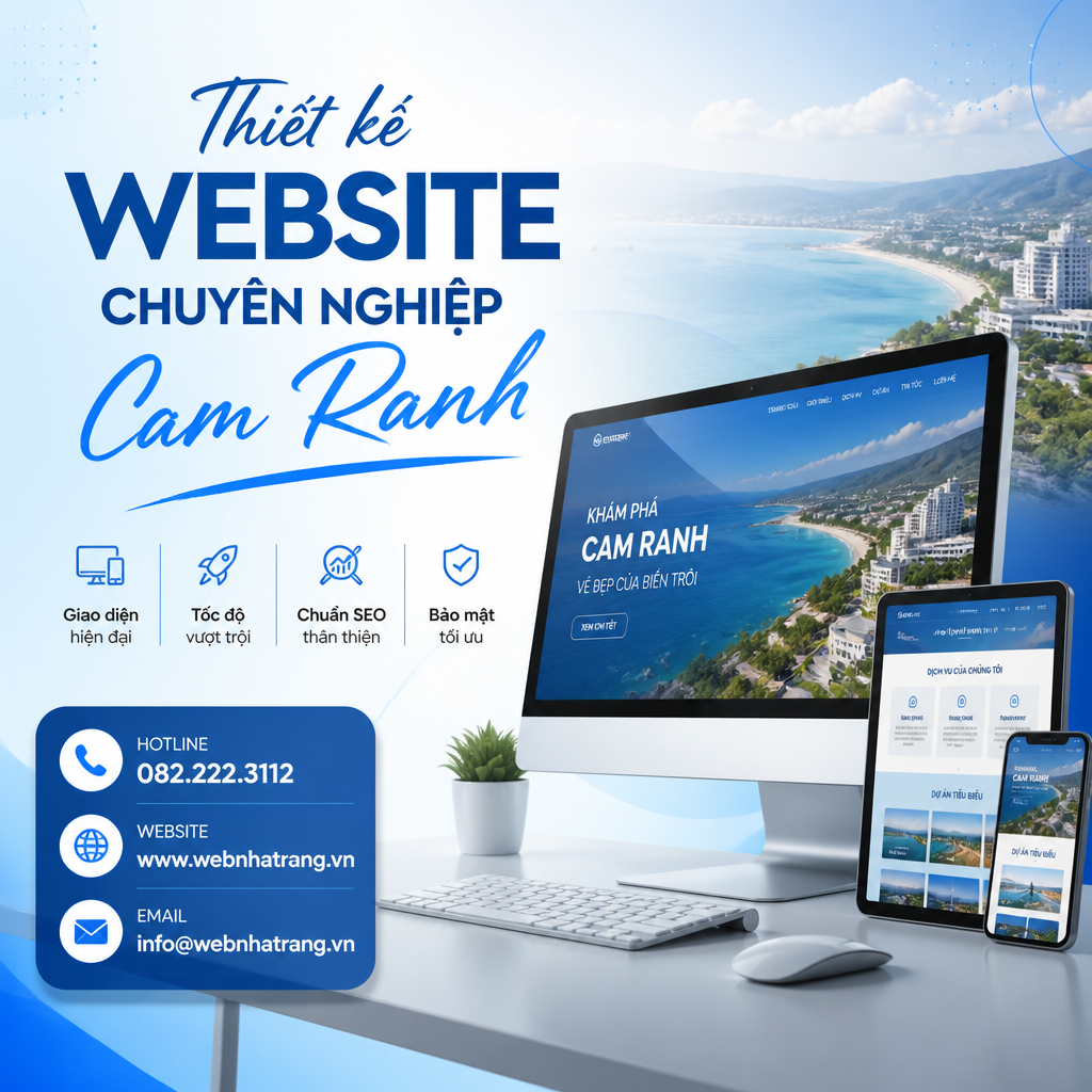 Thiết Kế Website Trọn Gói Tặng Tên Miền Quốc Tế & Hosting Tốc Độ Cao