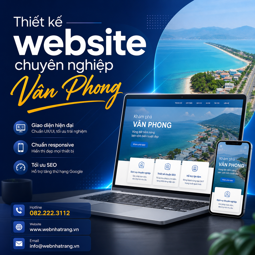Thiết Kế Website Trọn Gói Uy Tín Cam Kết Đúng Tiến Độ