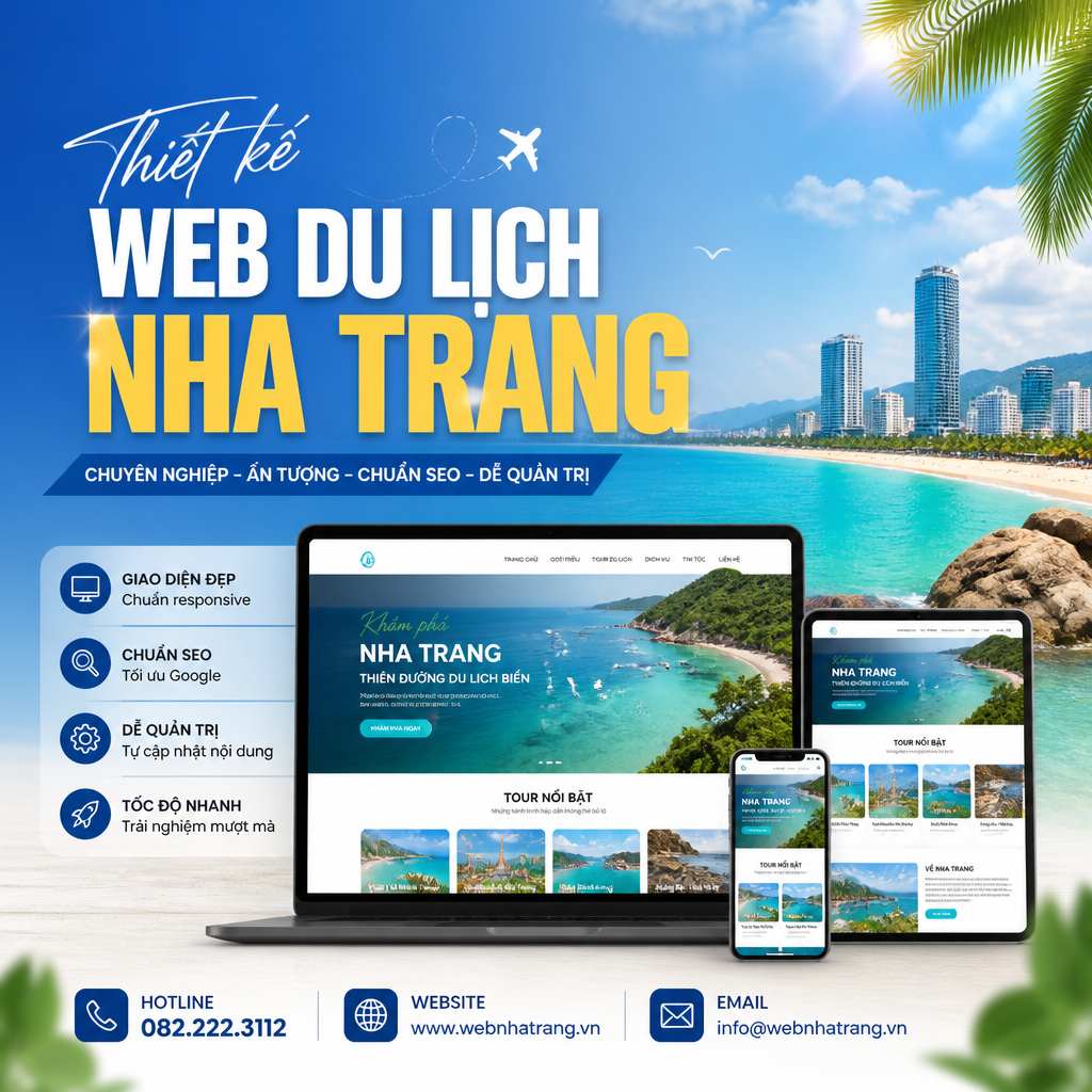 Thiết Kế Web Du Lịch & Cho Thuê Xe Tự Lái Chuẩn Giao Diện Đẹp
