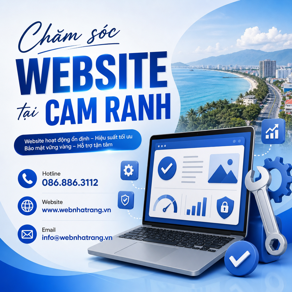 Chăm Sóc Website Bán Hàng Trực Tuyến Đảm Bảo Vận Hành 24/7